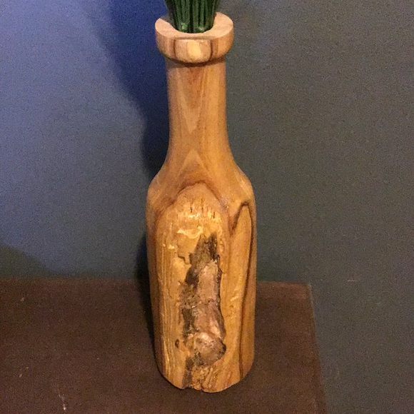 Boho handmade poplar vase